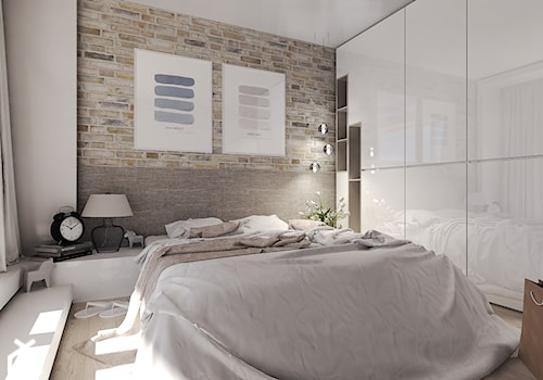 Średnia sypialnia, styl nowoczesny - zdjęcie od Agata Hann Architektura Wnętrz