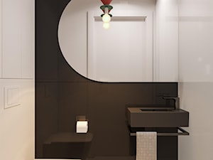 suspenzo_no.26 - Mała z lustrem łazienka, styl nowoczesny - zdjęcie od suspenzo architectural group