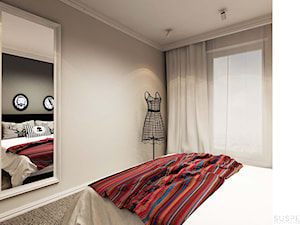 suspenzo_no.13 - Średnia szara sypialnia, styl vintage - zdjęcie od suspenzo architectural group
