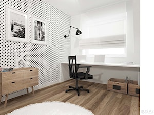 suspenzo_no.19 - Średnie białe czarne z fotografiami na ścianie biuro - zdjęcie od suspenzo architectural group