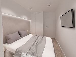 Apartament Fenix w Kołobrzegu - Sypialnia, styl minimalistyczny - zdjęcie od Cloud Concept Studio