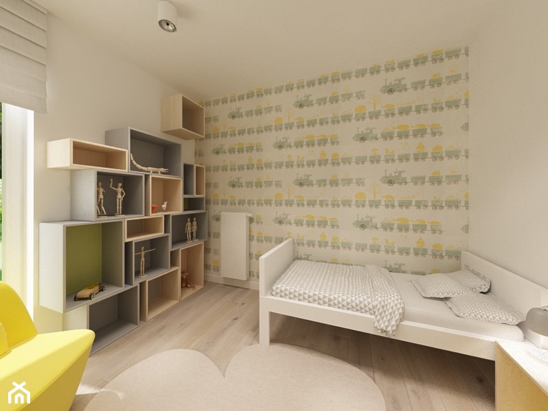 Apartament w Łodzi - Pokój dziecka, styl industrialny - zdjęcie od Cloud Concept Studio