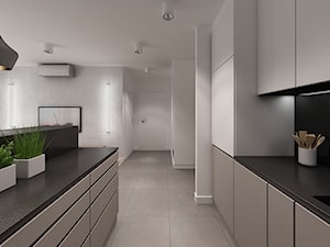 Apartament Fenix w Kołobrzegu - Kuchnia, styl nowoczesny - zdjęcie od Cloud Concept Studio