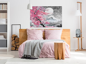 ŚWIĘTO HANAMI - NOWOCZESNY OBRAZ NA PŁÓTNIE - 120X80 CM - zdjęcie od VAKU-DSGN