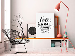 Love what you do - obraz z napisem do salonu - zdjęcie od VAKU-DSGN