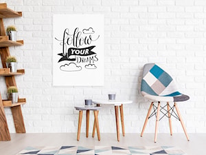 FOLLOW YOUR DREAMS - NOWOCZESNY OBRAZ DO SALONU - 50X70 CM - zdjęcie od VAKU-DSGN