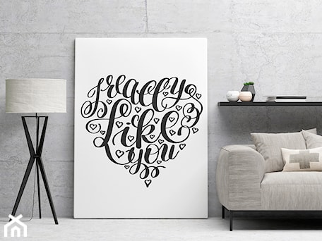 Aranżacje wnętrz - Salon: I REALLY LIKE YOU - NOWOCZESNY OBRAZ NA PŁÓTNIE - 50X70 CM - VAKU-DSGN. Przeglądaj, dodawaj i zapisuj najlepsze zdjęcia, pomysły i inspiracje designerskie. W bazie mamy już prawie milion fotografii!