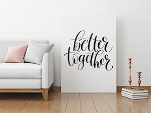 BETTER TOGETHER - NOWOCZESNY OBRAZ NA PŁÓTNIE - 50X70 CM - zdjęcie od VAKU-DSGN