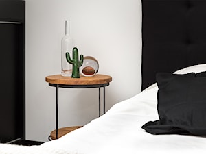 Białołęka Warszawa - Średnia biała sypialnia, styl minimalistyczny - zdjęcie od Capricorn Interiors