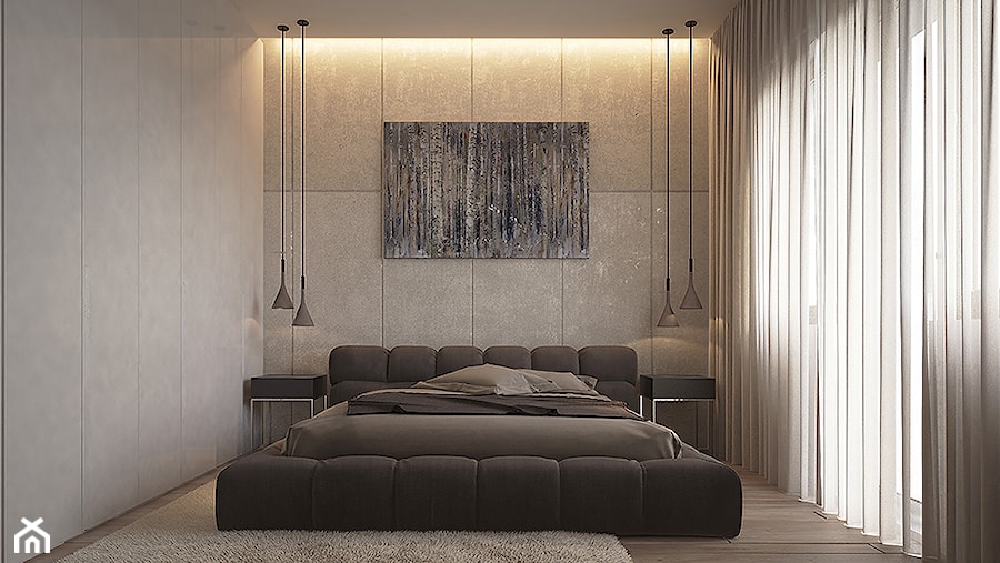 DEZIGN PROJECT MAŁEGO MIESZKANIA - Sypialnia, styl minimalistyczny - zdjęcie od Yevhen Zahorodnii