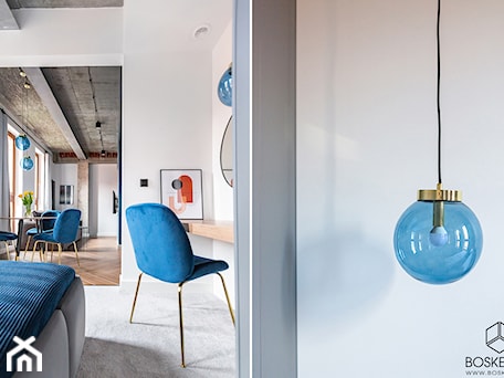 Aranżacje wnętrz - Sypialnia: Apartament Blue - BOSKE ART. Przeglądaj, dodawaj i zapisuj najlepsze zdjęcia, pomysły i inspiracje designerskie. W bazie mamy już prawie milion fotografii!