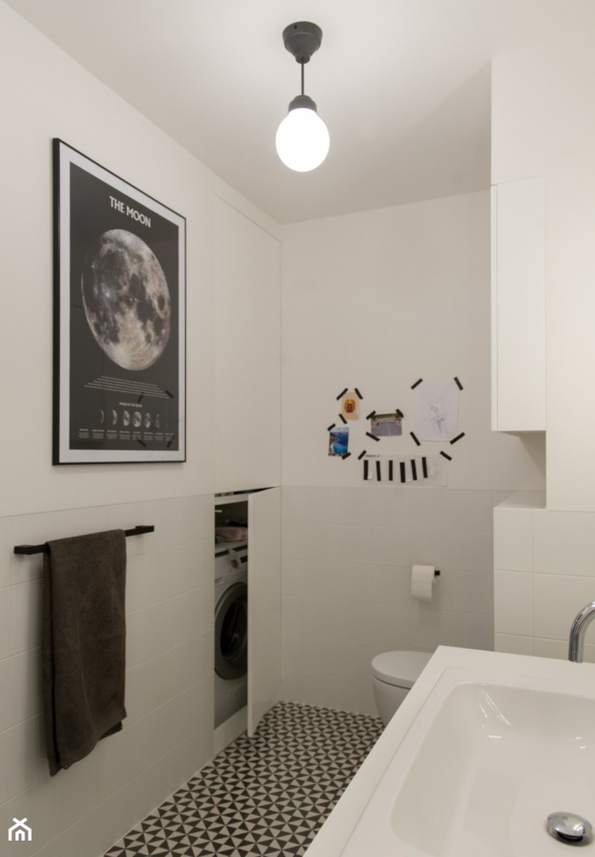 mieszkanie 80m2 - Łazienka, styl skandynawski - zdjęcie od Pracownia Wielkie Rzeczy