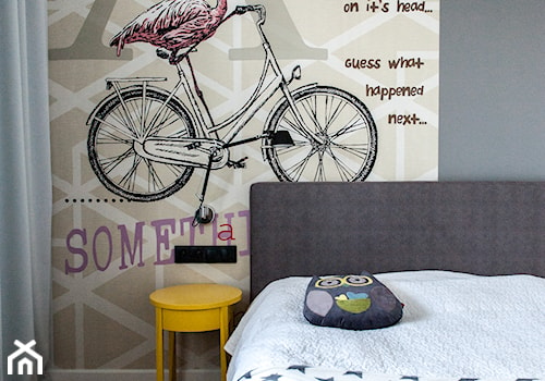 52m2 na warszawskim Muranowie - Mała sypialnia, styl nowoczesny - zdjęcie od Pracownia Wielkie Rzeczy