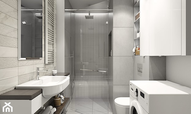 nowoczesna łazienka z prysznicem