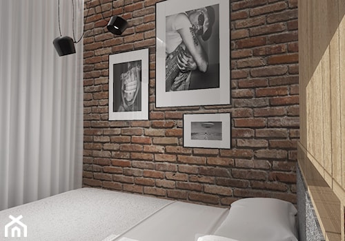 Mieszkanie w Warszawie - Mała sypialnia, styl nowoczesny - zdjęcie od APA TROJANOWSCY