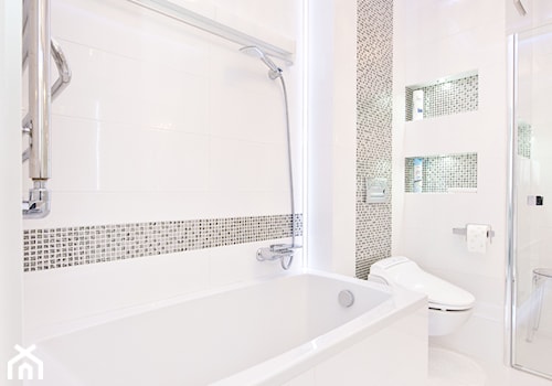 Łazienka, toaleta - Średnia bez okna łazienka, styl glamour - zdjęcie od Fawre s.c.