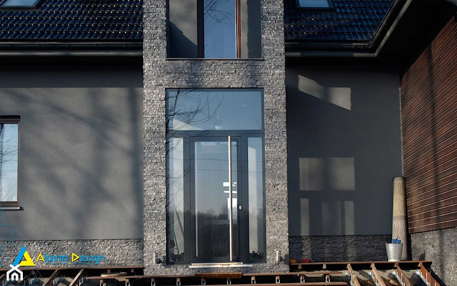 okna, drzwi, balustrada cało szklana - Domy tradycyjne, styl tradycyjny - zdjęcie od Alpina Ogrody Zimowe & Szkło Architektoniczne