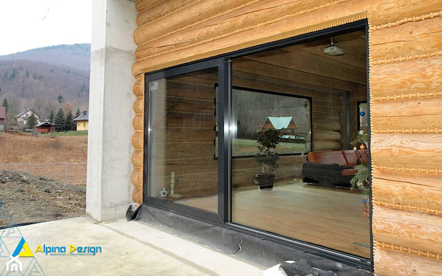 okna i drzwi aluminiowe 1 - Nowoczesne domy, styl nowoczesny - zdjęcie od Alpina Ogrody Zimowe & Szkło Architektoniczne