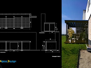 Wizualizacje inwestycji - Ogród, styl nowoczesny - zdjęcie od Alpina Ogrody Zimowe & Szkło Architektoniczne