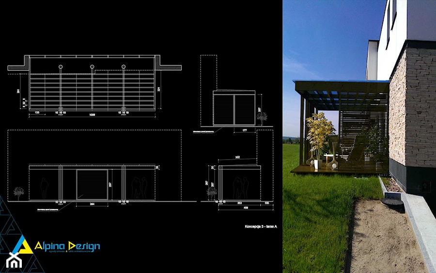 Wizualizacje inwestycji - Ogród, styl nowoczesny - zdjęcie od Alpina Ogrody Zimowe & Szkło Architektoniczne