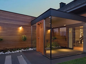 drzwi, okna, szkło architektoniczne - Ogród, styl nowoczesny - zdjęcie od Alpina Ogrody Zimowe & Szkło Architektoniczne
