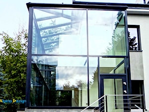 okna, drzwi, szkło architektoniczne 3 - Nowoczesne domy, styl nowoczesny - zdjęcie od Alpina Ogrody Zimowe & Szkło Architektoniczne