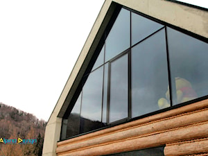 okna i drzwi aluminiowe 1 - Nowoczesne domy, styl nowoczesny - zdjęcie od Alpina Ogrody Zimowe & Szkło Architektoniczne
