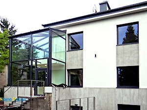 okna, drzwi, szkło architektoniczne 3 - Nowoczesne domy, styl nowoczesny - zdjęcie od Alpina Ogrody Zimowe & Szkło Architektoniczne
