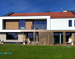 Wizualizacje inwestycji - Nowoczesne domy, styl nowoczesny - zdjęcie od Alpina Ogrody Zimowe & Szkło Architektoniczne - Homebook