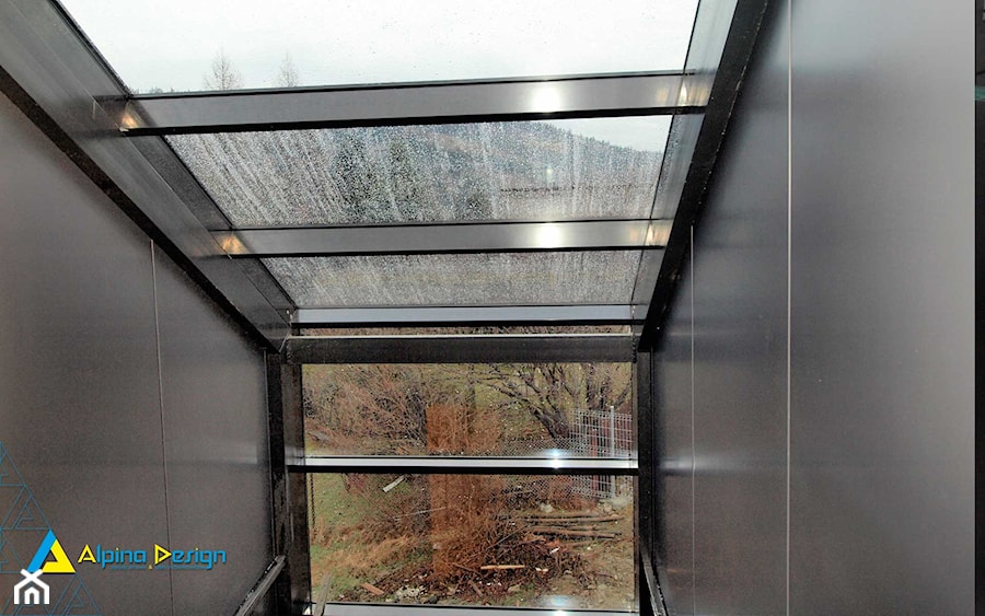 okna i drzwi aluminiowe 1 - Schody, styl nowoczesny - zdjęcie od Alpina Ogrody Zimowe & Szkło Architektoniczne