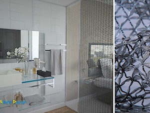 Tex Glass - szkło dekoracyjne - Łazienka, styl glamour - zdjęcie od Alpina Ogrody Zimowe & Szkło Architektoniczne