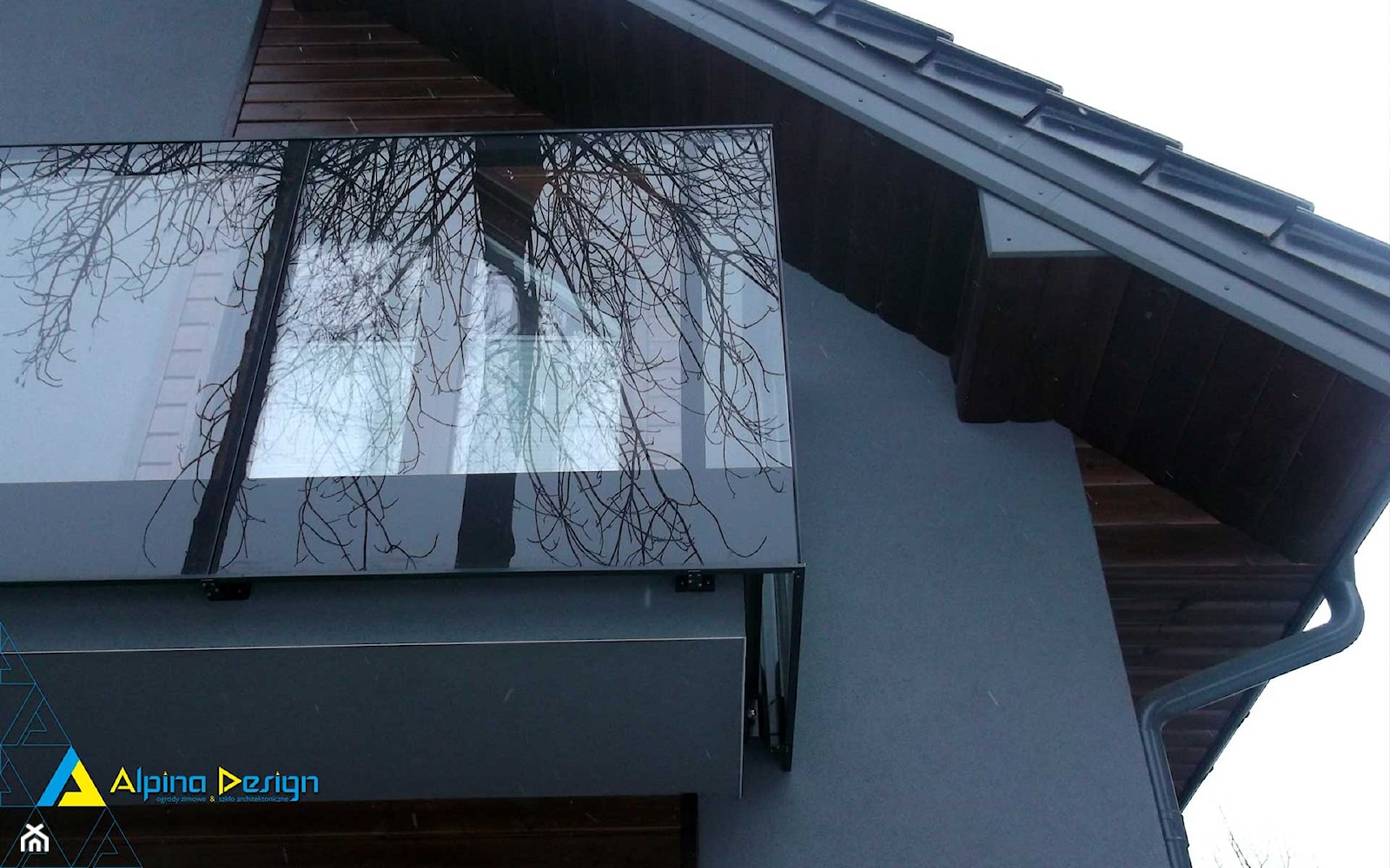 okna, drzwi, balustrada cało szklana - Domy tradycyjne, styl tradycyjny - zdjęcie od Alpina Ogrody Zimowe & Szkło Architektoniczne - Homebook