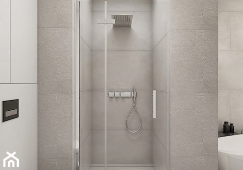 INTERIOR | bathroom hexagon - Średnia łazienka, styl nowoczesny - zdjęcie od Manufaktura Projektów