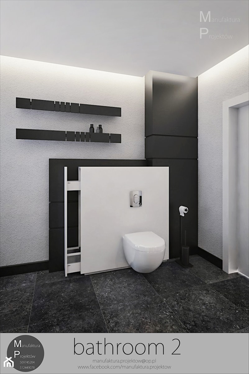INTERIOR | bathroom floor - Łazienka, styl nowoczesny - zdjęcie od Manufaktura Projektów