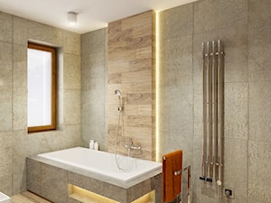 INTERIOR | Silesia 01 - Średnia łazienka z oknem, styl nowoczesny - zdjęcie od Manufaktura Projektów