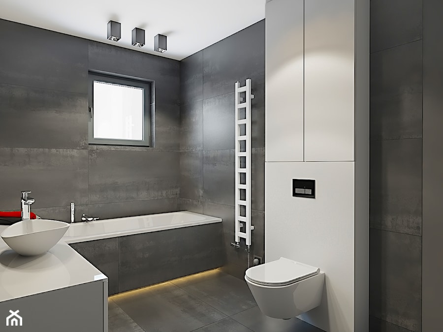 INTERIOR I 1 I 2018 - Średnia łazienka z oknem, styl nowoczesny - zdjęcie od Manufaktura Projektów