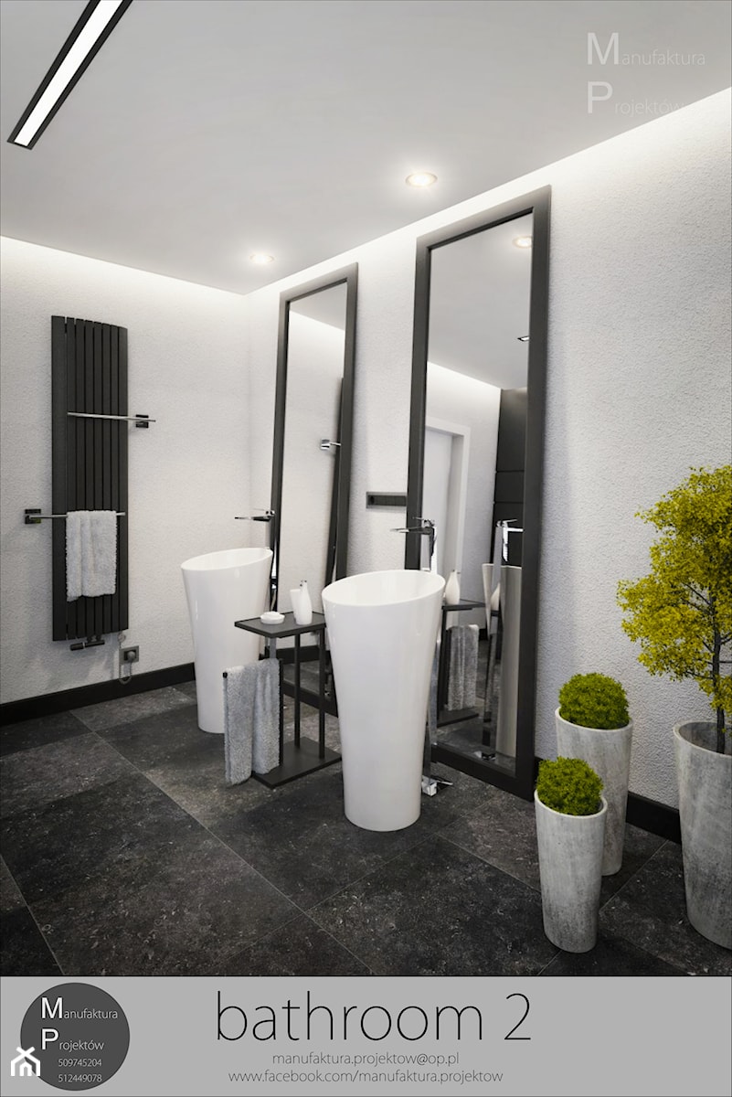 INTERIOR | bathroom floor - Łazienka, styl nowoczesny - zdjęcie od Manufaktura Projektów