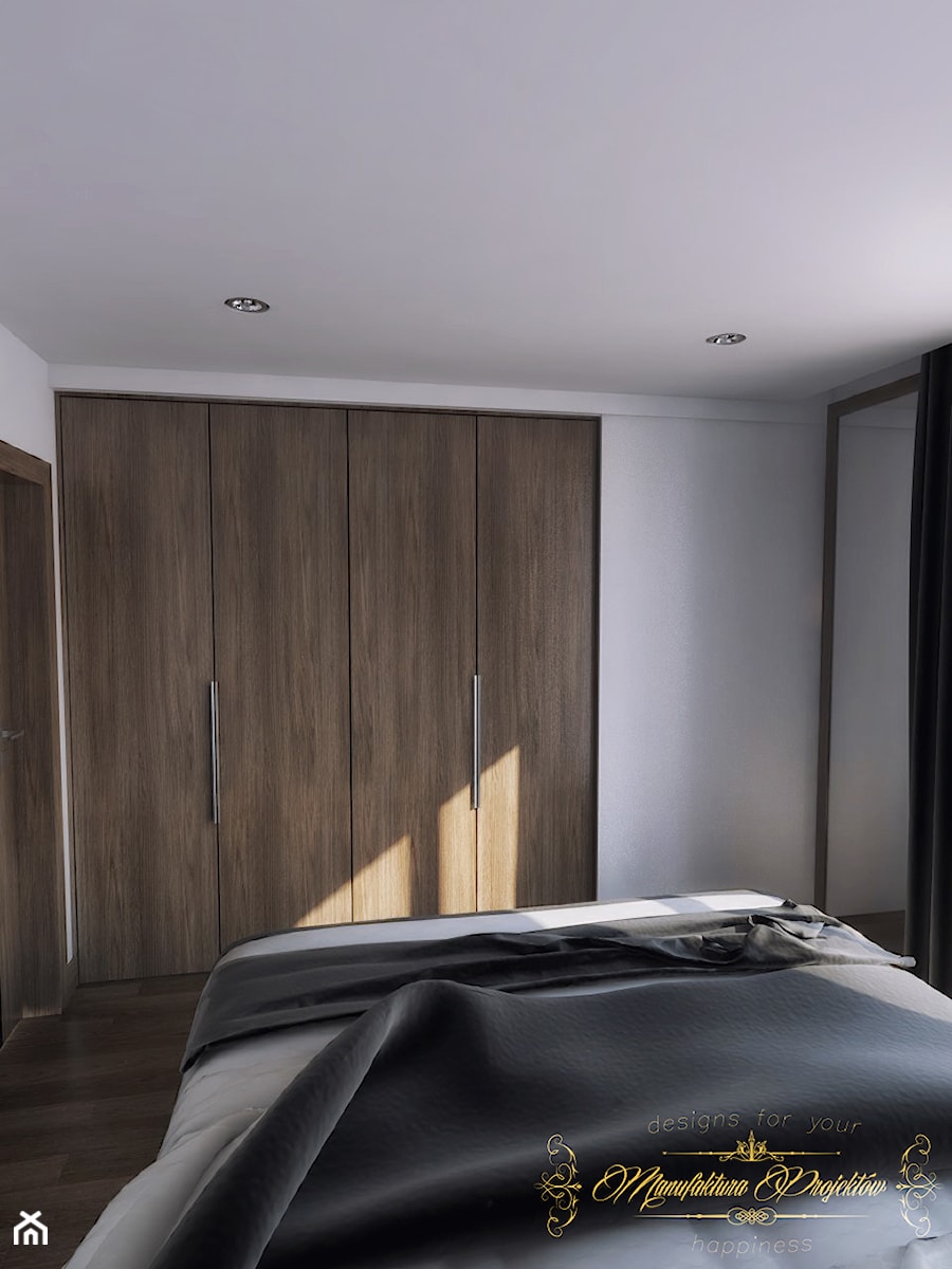 Mieszkanie singla - Sypialnia, styl nowoczesny - zdjęcie od Manufaktura Projektów