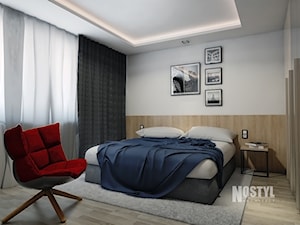 INTERIOR I 04 I 2018 - Mała biała sypialnia - zdjęcie od Manufaktura Projektów
