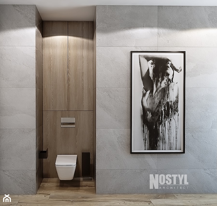 INTERIOR [ 01 ] 2019 - Średnia bez okna łazienka, styl nowoczesny - zdjęcie od Manufaktura Projektów