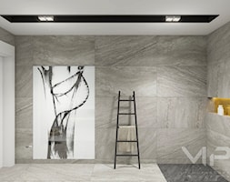 INTERIOR | Dom w Rudach - Średnia bez okna z punktowym oświetleniem łazienka, styl nowoczesny - zdjęcie od Manufaktura Projektów - Homebook