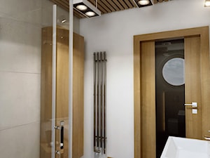 Beton architektoniczny w łazience - Łazienka, styl nowoczesny - zdjęcie od Manufaktura Projektów