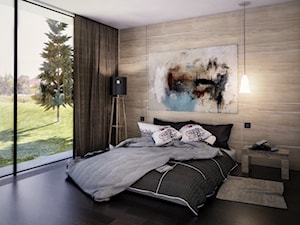 Dom w Radlinie - Średnia sypialnia, styl nowoczesny - zdjęcie od Manufaktura Projektów
