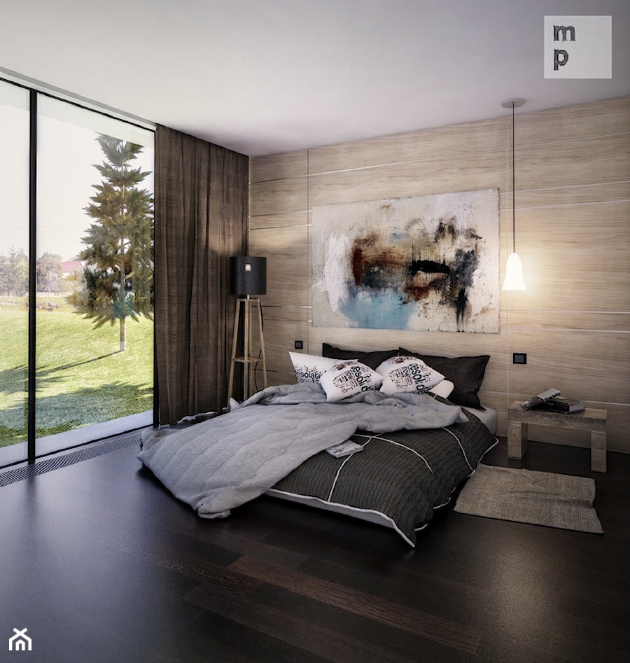 Dom w Radlinie - Średnia sypialnia, styl nowoczesny - zdjęcie od Manufaktura Projektów