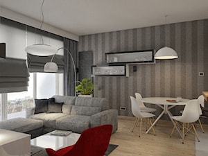 INTERIOR | Mieszkanie M3 - Warszawa - Salon, styl nowoczesny - zdjęcie od Manufaktura Projektów
