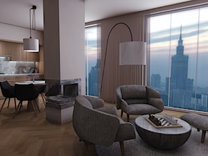 Apartament w stonowanych barwach - zdjęcie od Milan design