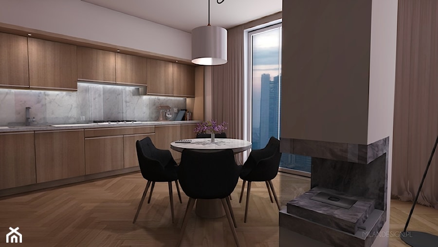 Apartament w stonowanych barwach - zdjęcie od Milan design