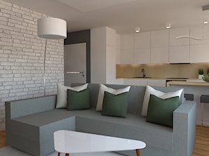 Mieszkanie Ożarów Mazowiecki - Salon, styl nowoczesny - zdjęcie od INTERNOO/studio architektury