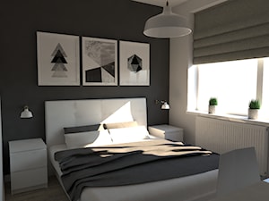 Mieszkanie Ursus - Sypialnia, styl skandynawski - zdjęcie od INTERNOO/studio architektury