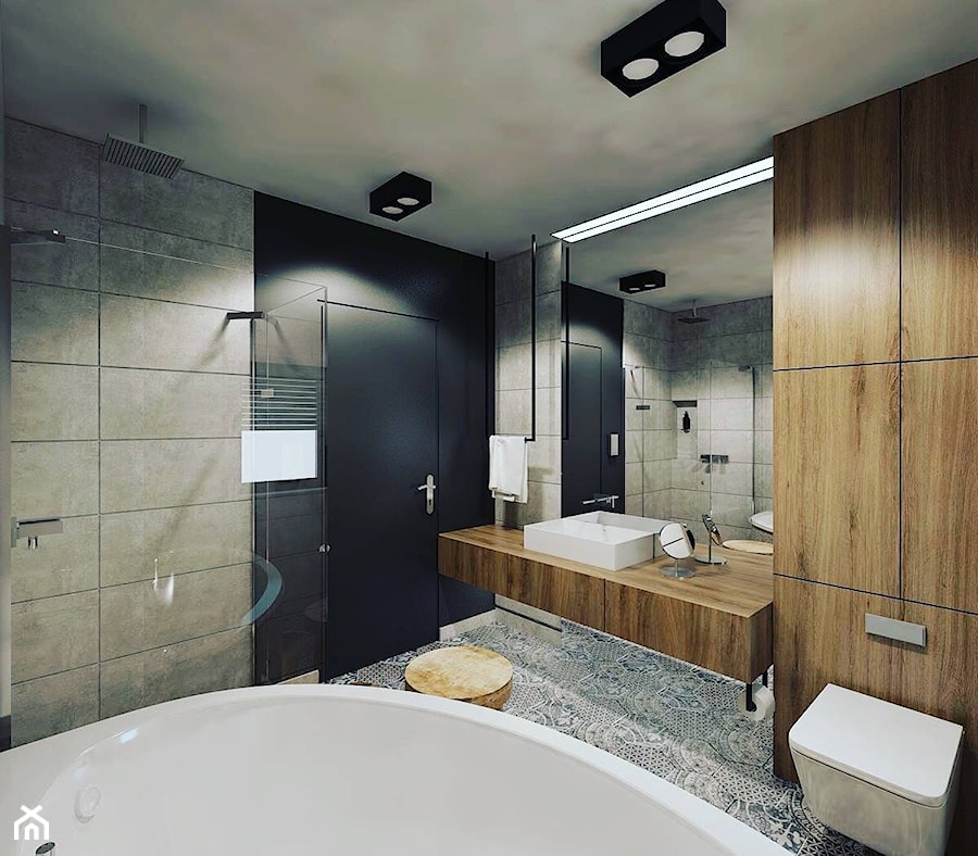 łazienka - Łazienka, styl nowoczesny - zdjęcie od Agata Pozowska-Majchrzak, Architekt